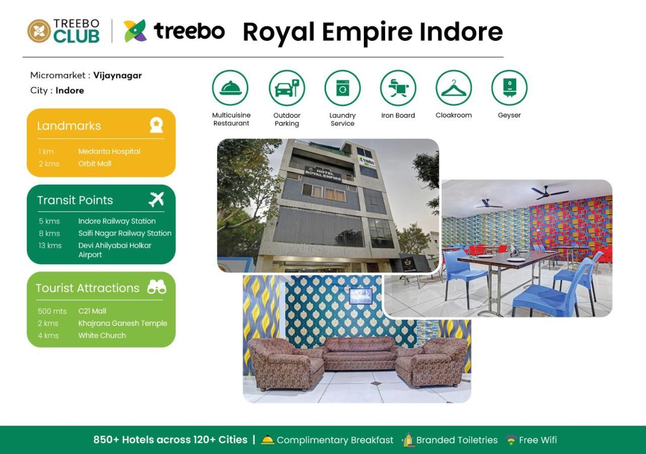 Treebo Royal Empire Indore Ngoại thất bức ảnh